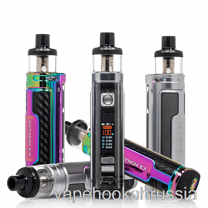 Vape Russia Aspire Veynom Ex 100w Pod System бирюзовый фиолетовый выцветает